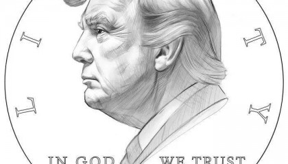 特朗普头像将登上1美元硬币，而且正反面都是他？美财政部官员：这不是假消息