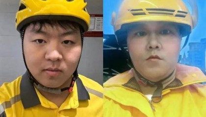 送取餐途中偶遇抓小偷，四川两外卖小哥街头包抄挡下偷车贼，警方全城寻人3个月找到他们：表扬，奖励现金