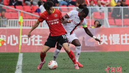 中甲：辽宁铁人队主场胜苏州东吴队