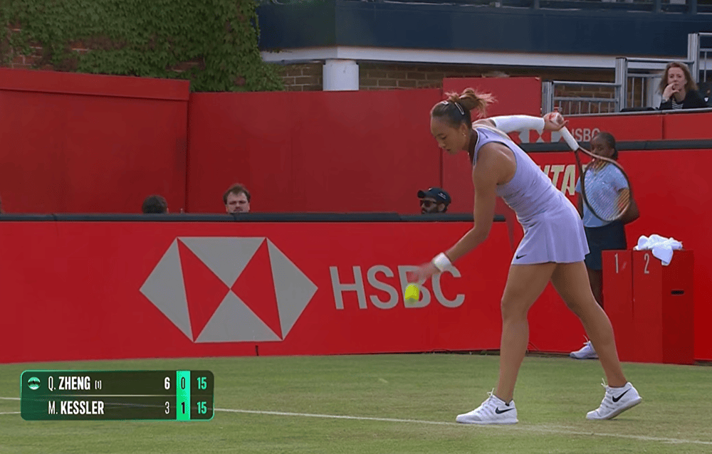 恭喜！WTA500伦敦站 郑钦文草地赛季首秀取得开门红