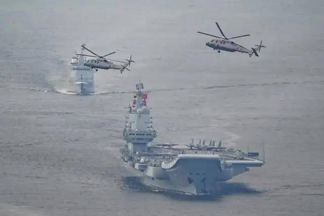 中国“福建”舰最新进度！中国3航母战力或超越2艘美国尼米兹
