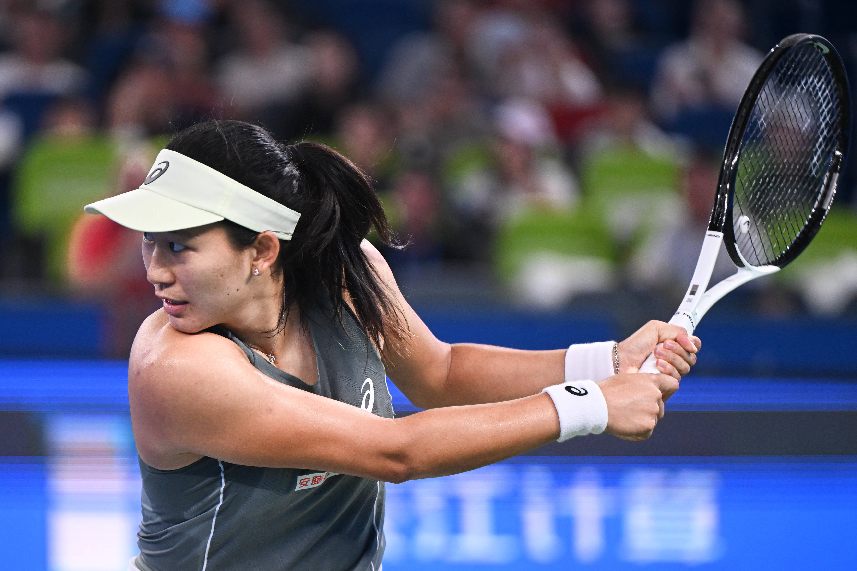 （体育）网球——武汉公开赛：王欣瑜首轮出局