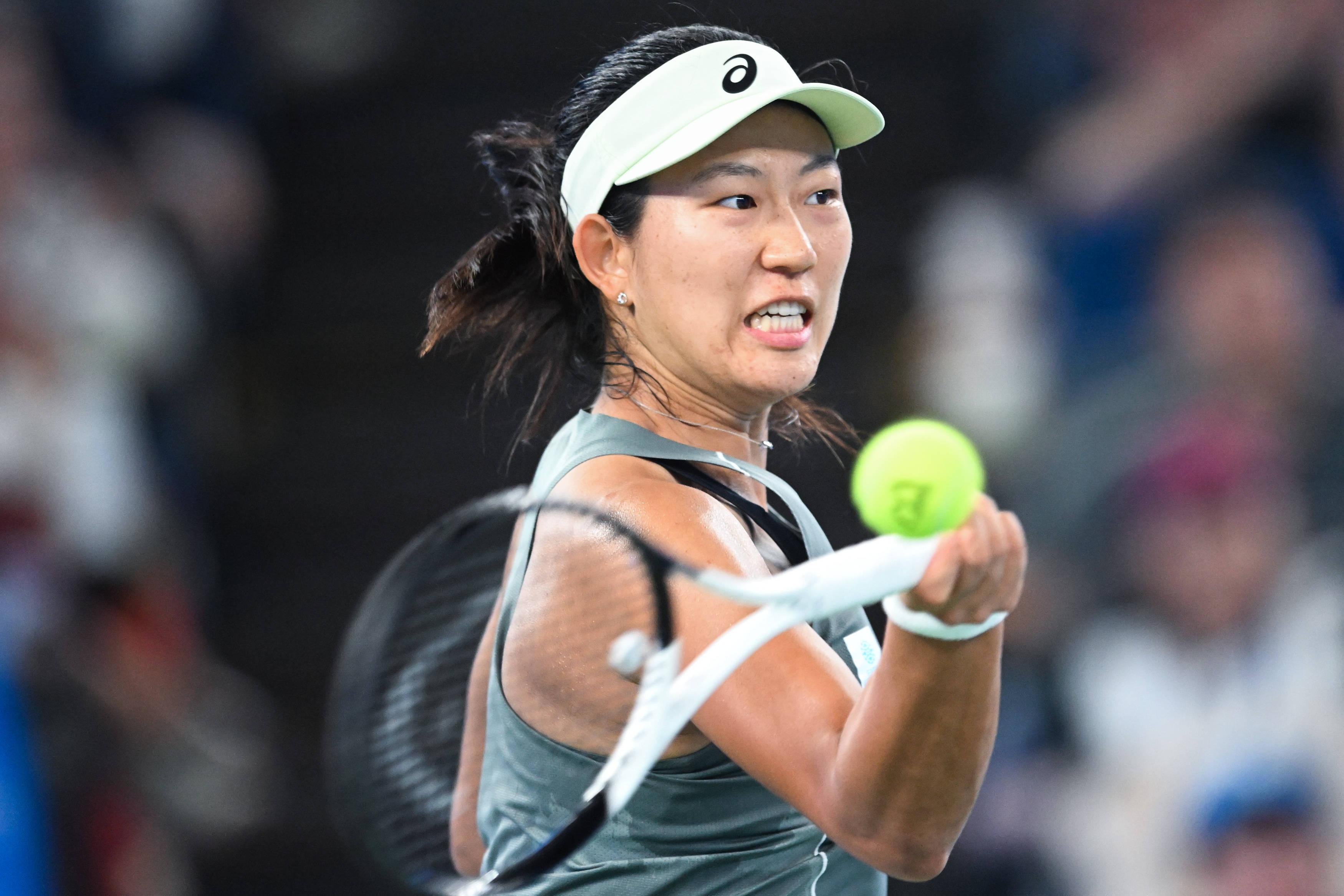 （体育）网球——武汉公开赛：王欣瑜首轮出局