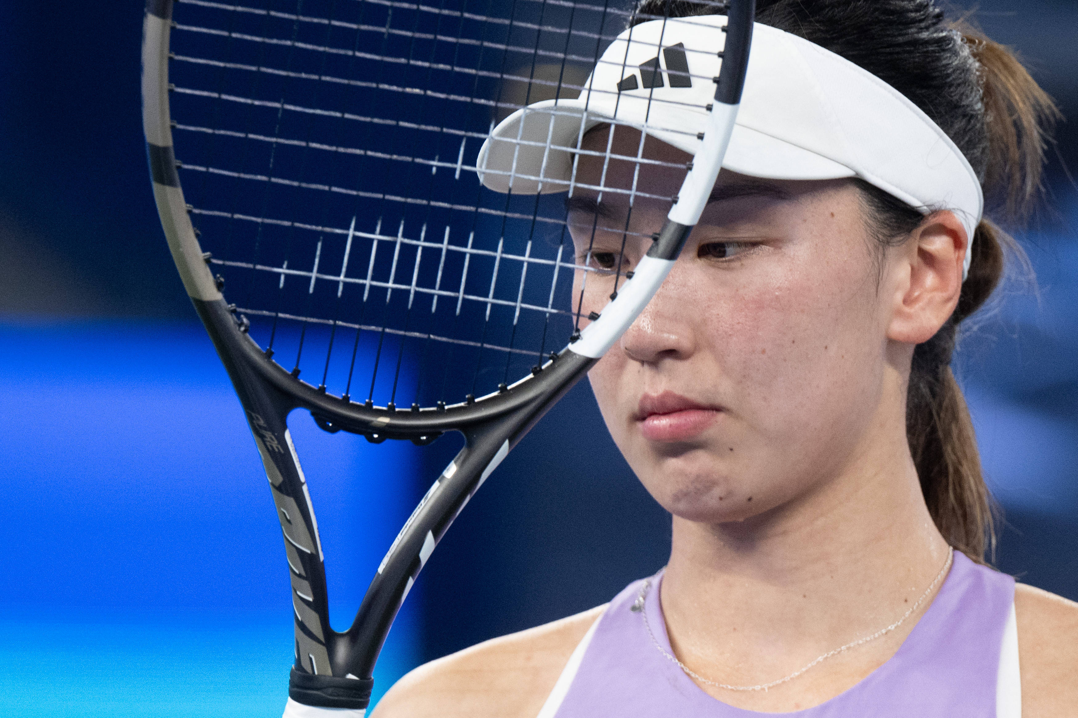 （体育）网球——武汉公开赛：王欣瑜首轮出局