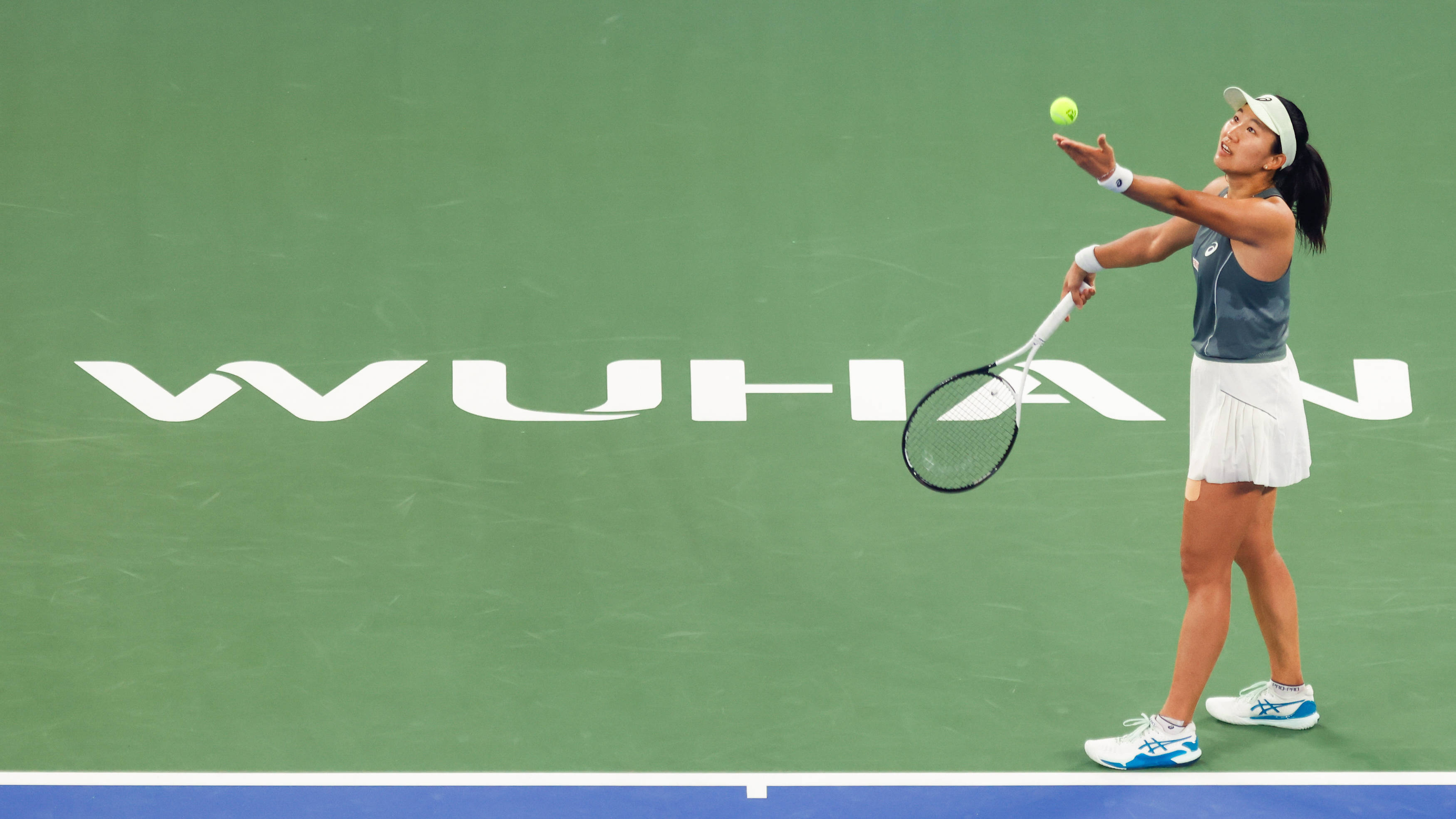 （体育）网球——武汉公开赛：王欣瑜首轮出局