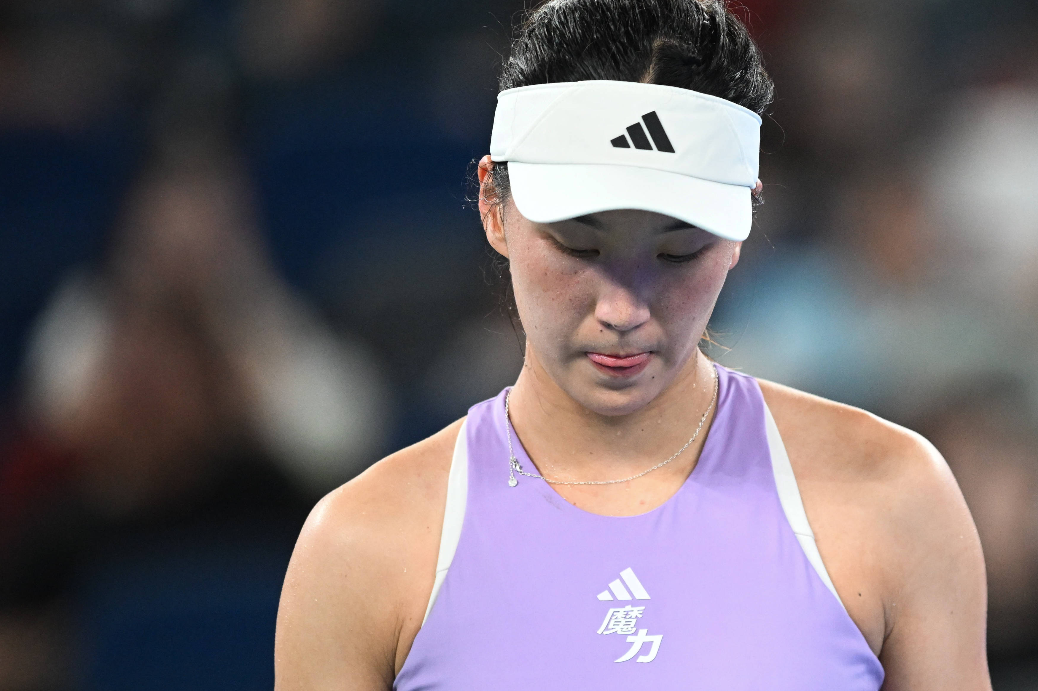 （体育）网球——武汉公开赛：王欣瑜首轮出局