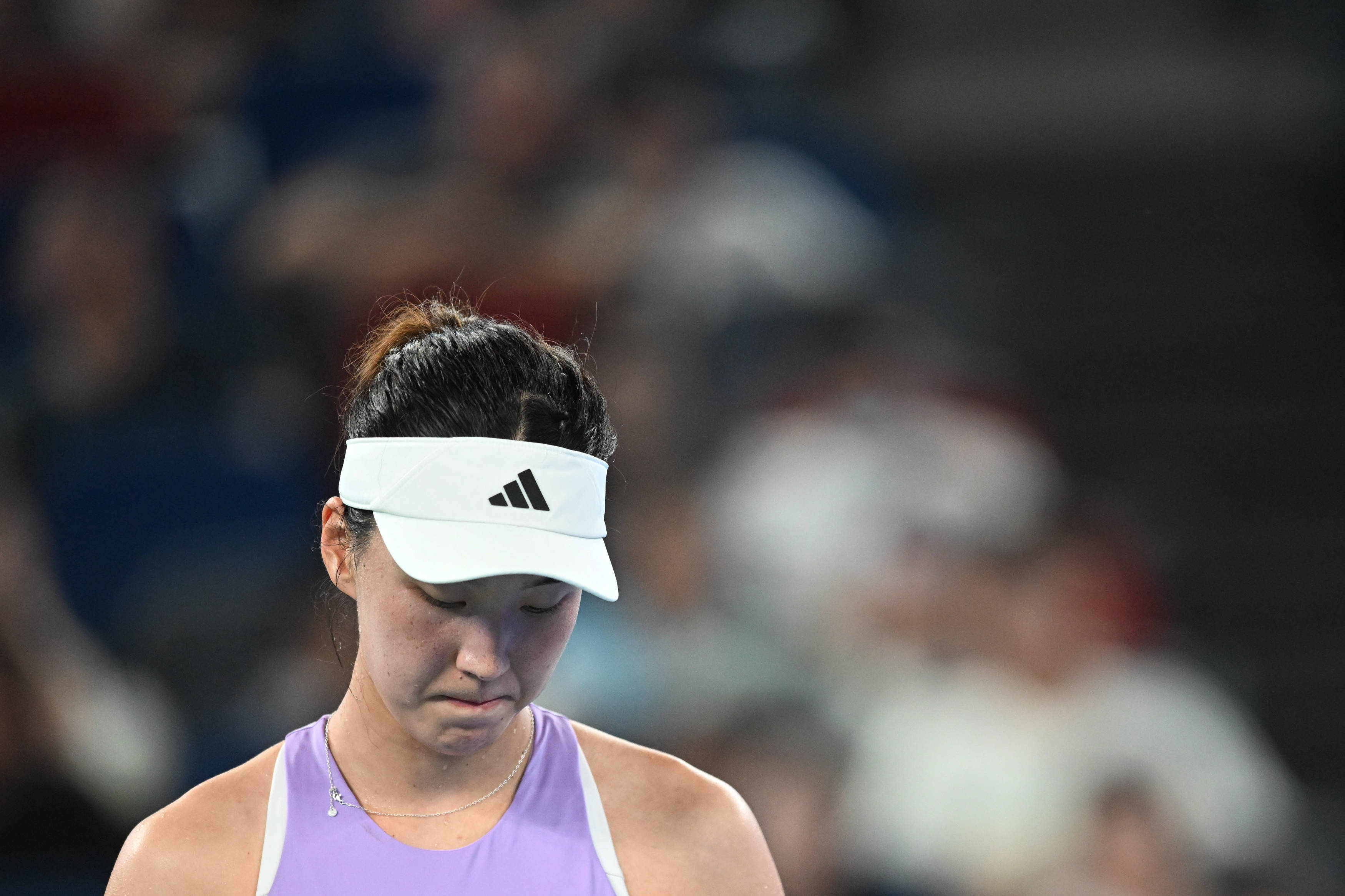 （体育）网球——武汉公开赛：王欣瑜首轮出局