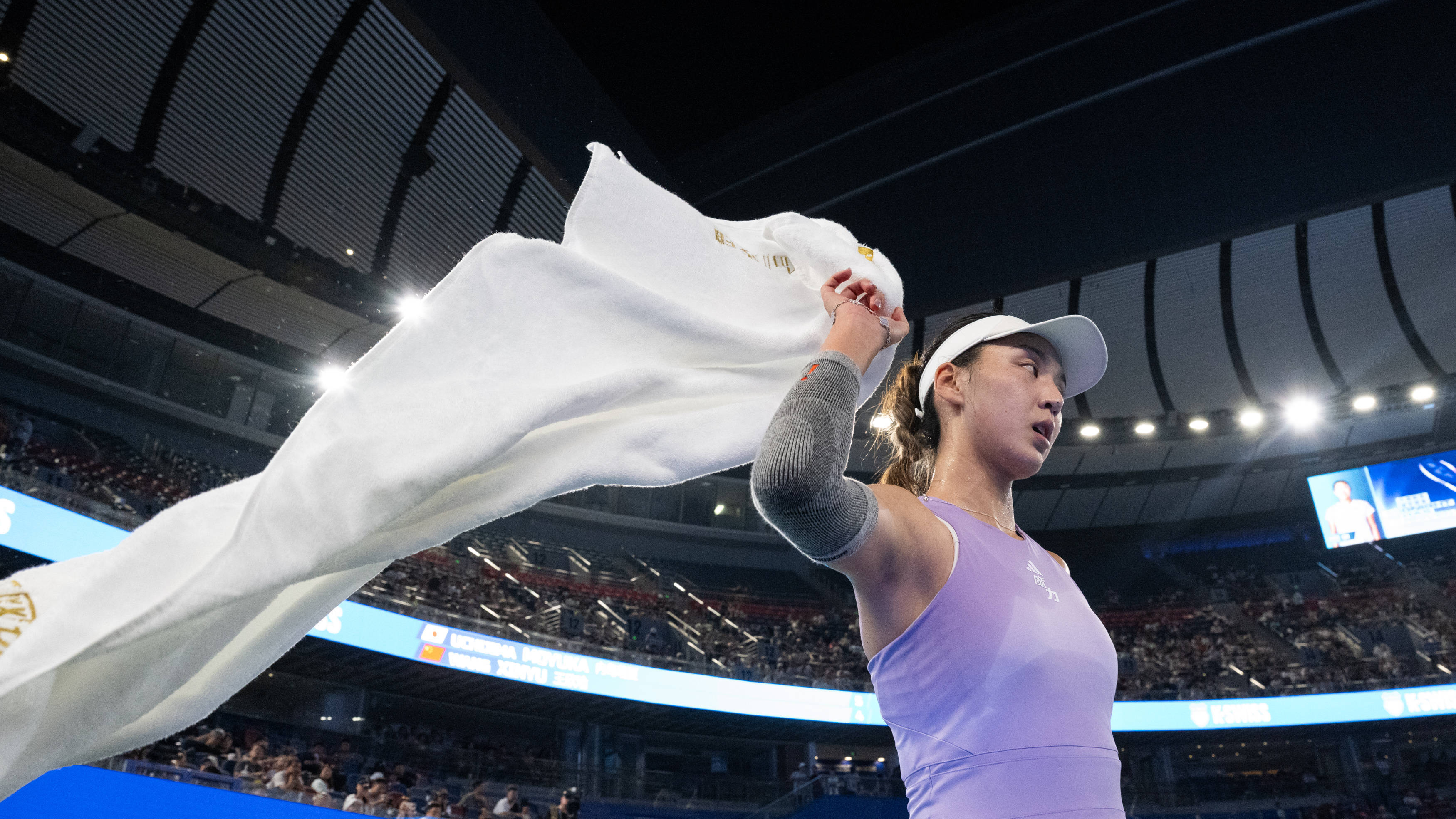 （体育）网球——武汉公开赛：王欣瑜首轮出局