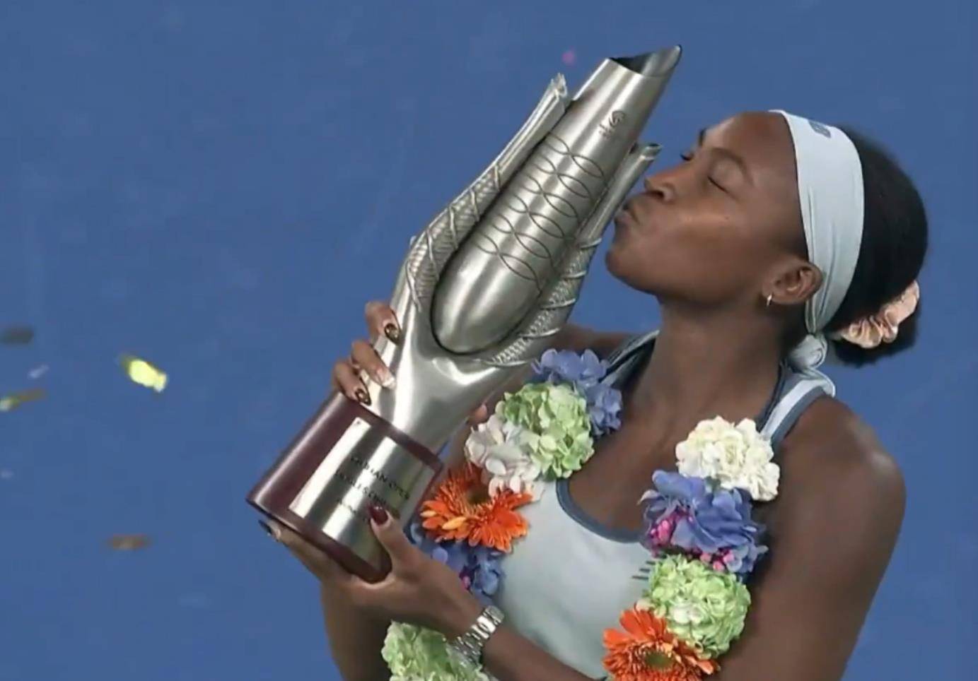 “果王”高芙首次赢得武网冠军,获得425万元奖金