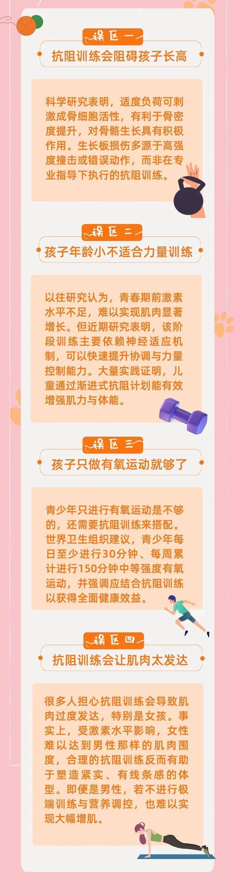 抗阻训练会让孩子长不高?孩子年龄太小不能练?别误会抗阻运动
